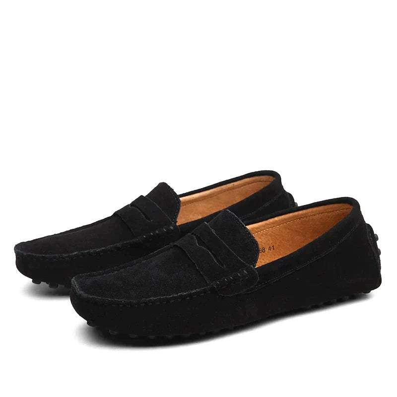 Suède herenloafers in Italiaanse stijl - Robert
