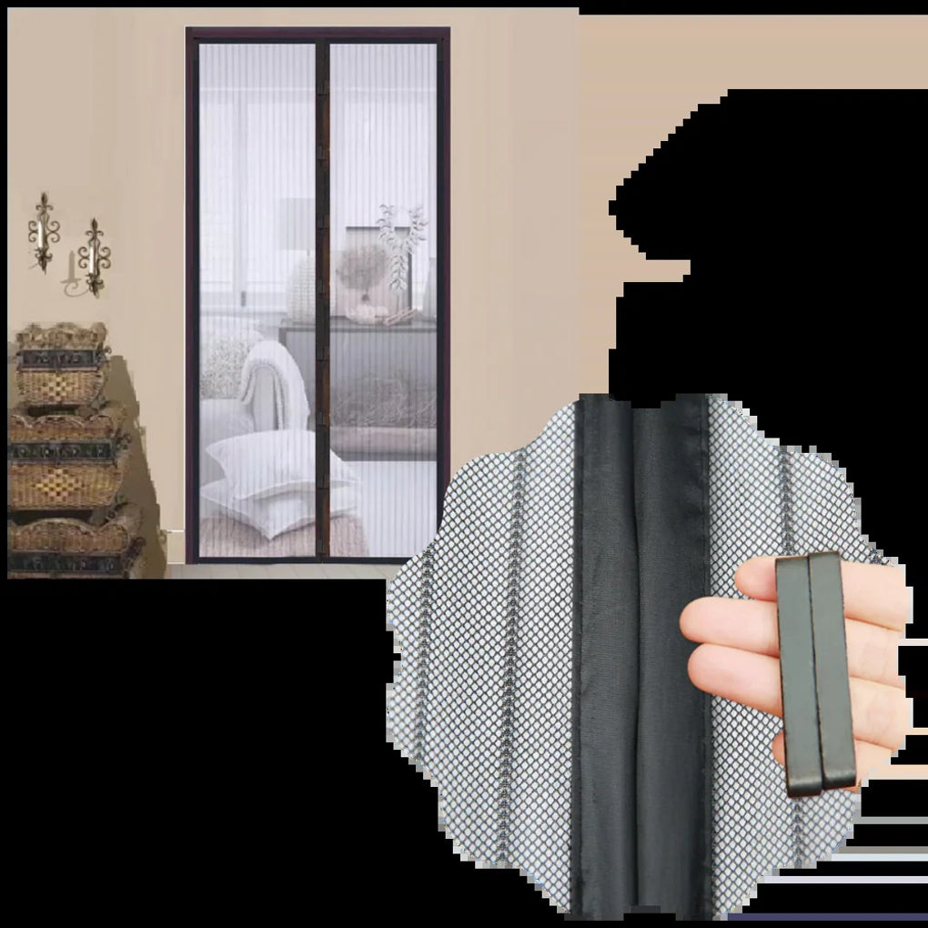 Magnetische hordeur – Handsfree insectenbarrière