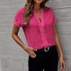 Elegante blouse met V-hals - Mia