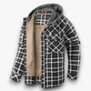 Ruben - Tijdloos stoer geruit overhemd vest blouse met capuchon heren