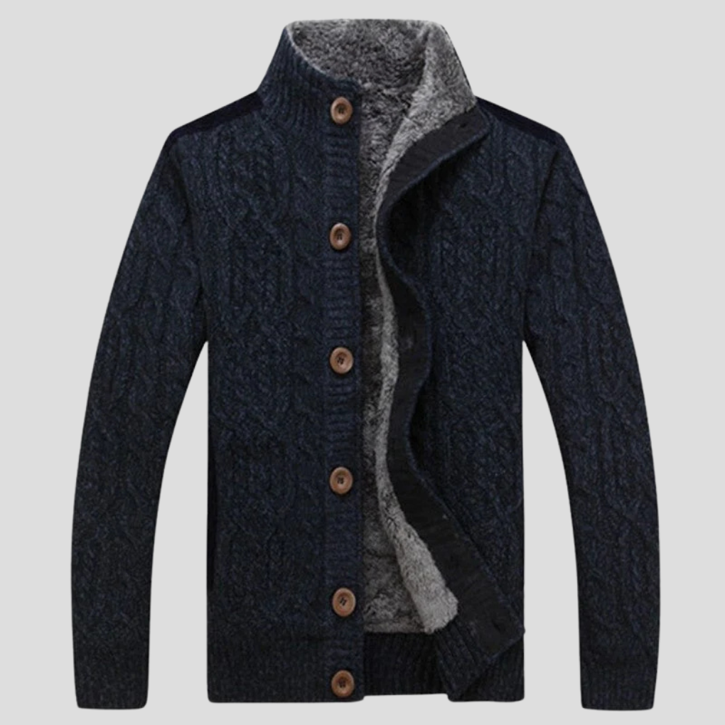 Heren vest met pluche voering