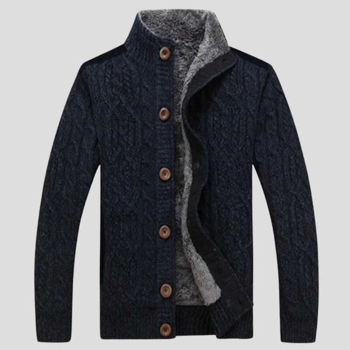 Heren vest met pluche voering