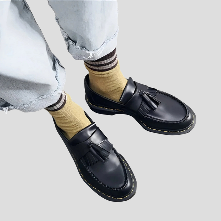 Klassieke loafers met kwastjes