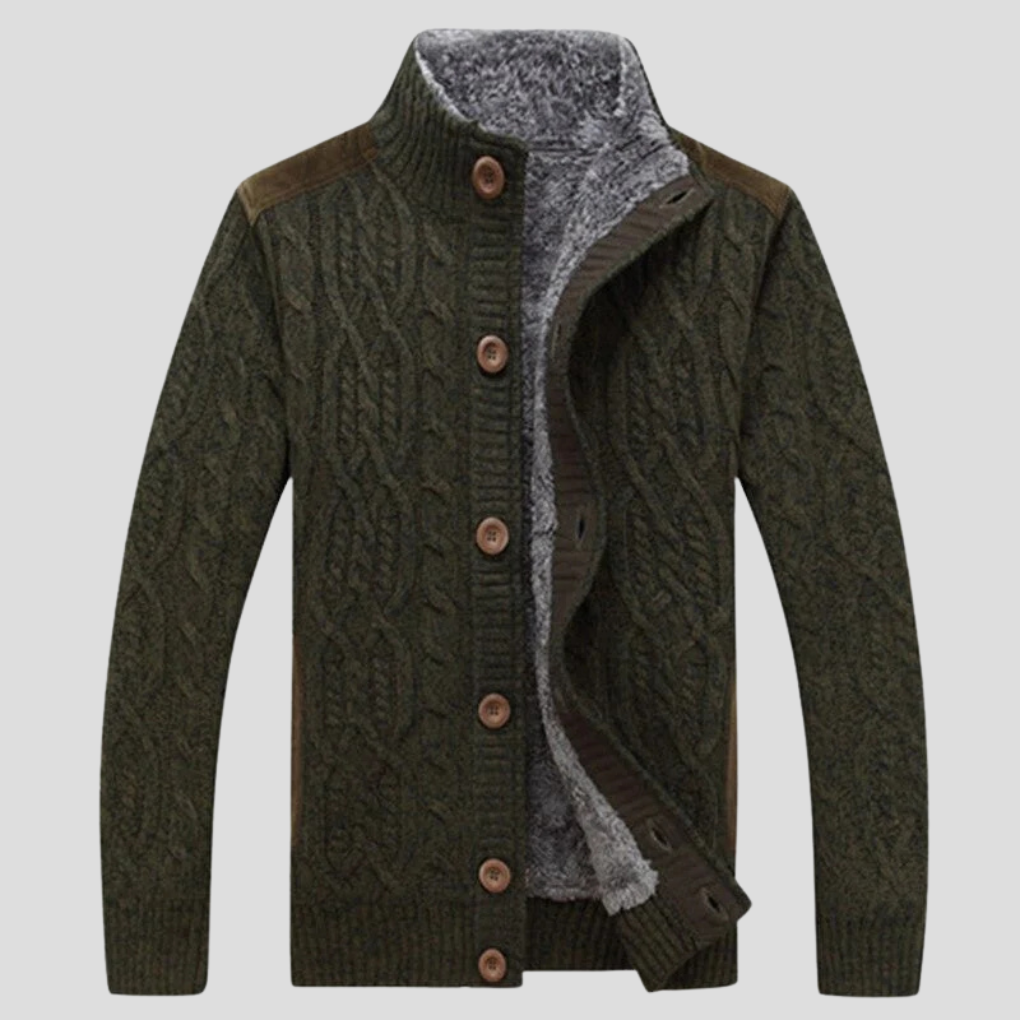 Heren vest met pluche voering