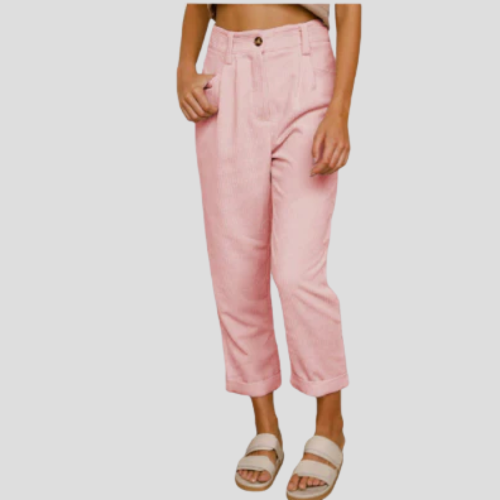 Stijlvolle corduroy broek – casual flair met textuur