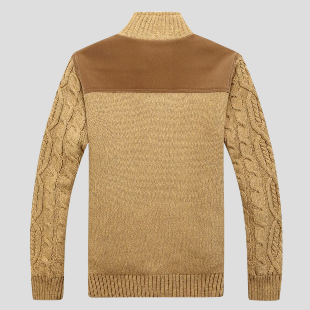 Heren vest met pluche voering