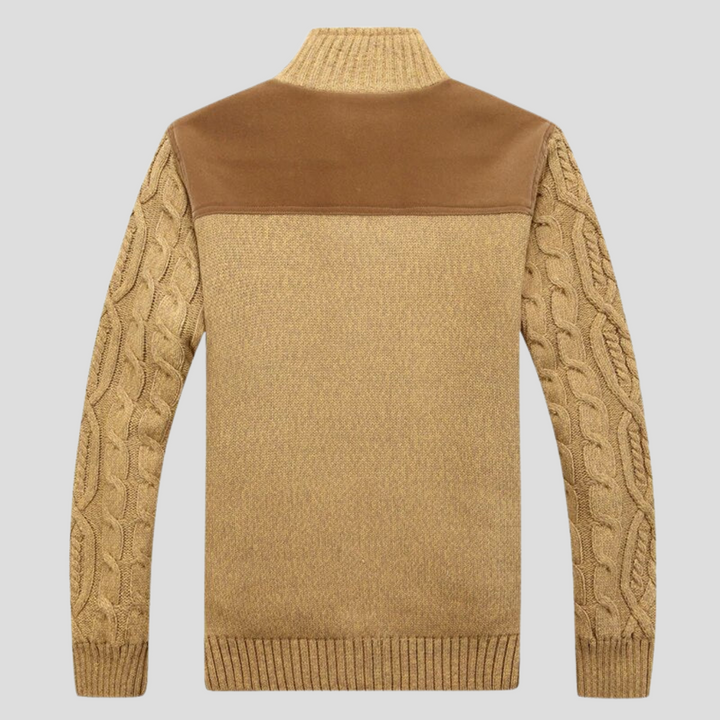 Heren vest met pluche voering