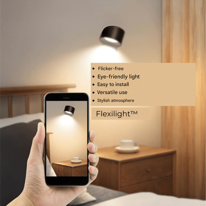 Draadloze 360° oplaadbare LED-wandlamp