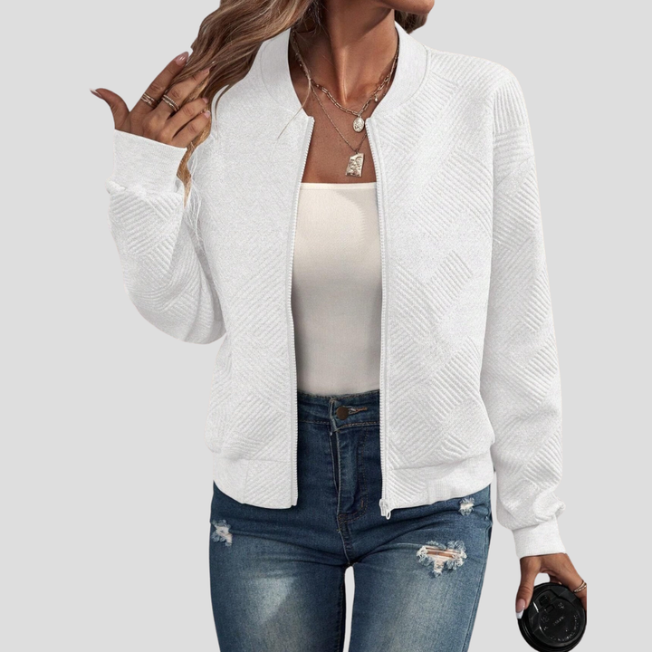 Dames vest met lange mouwen