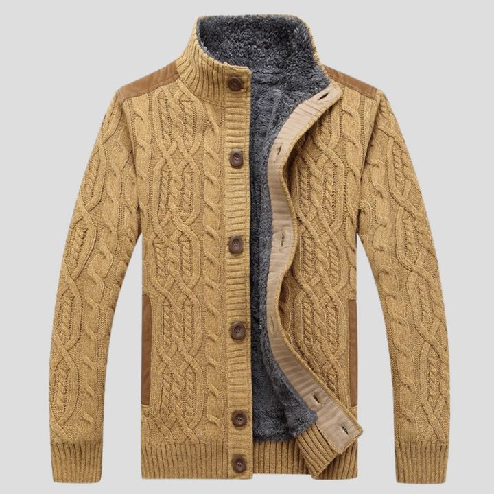 Heren vest met pluche voering