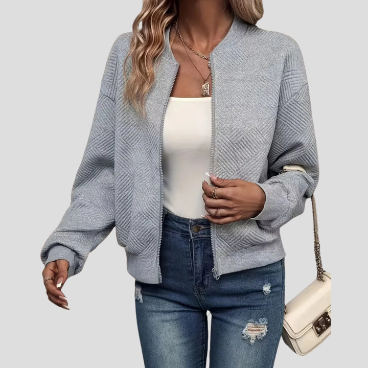 Dames vest met lange mouwen
