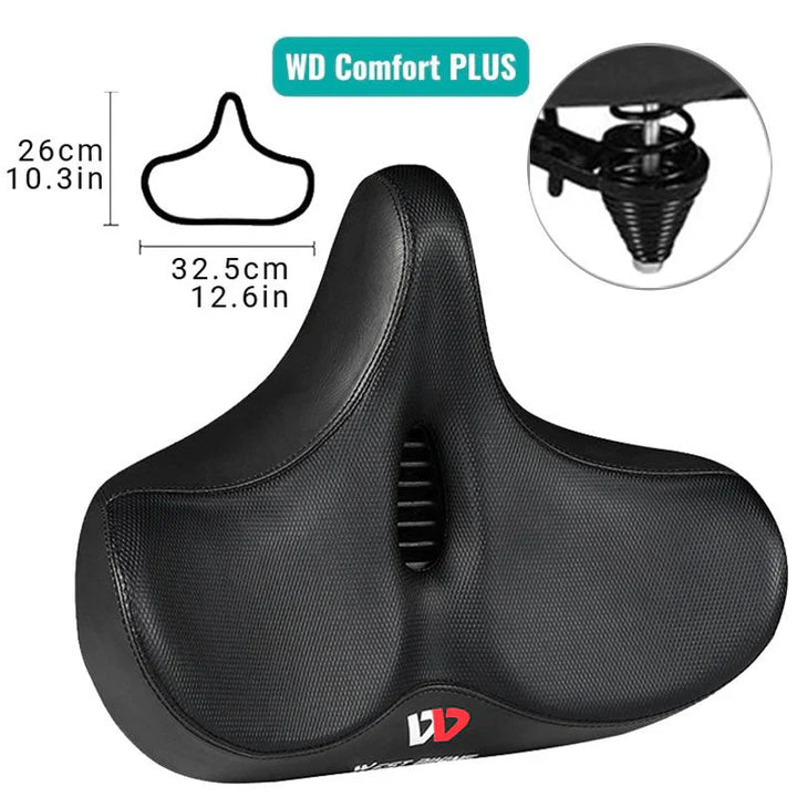CyclePad– Comfortabel Fietszadel met Extra Brede Zitting