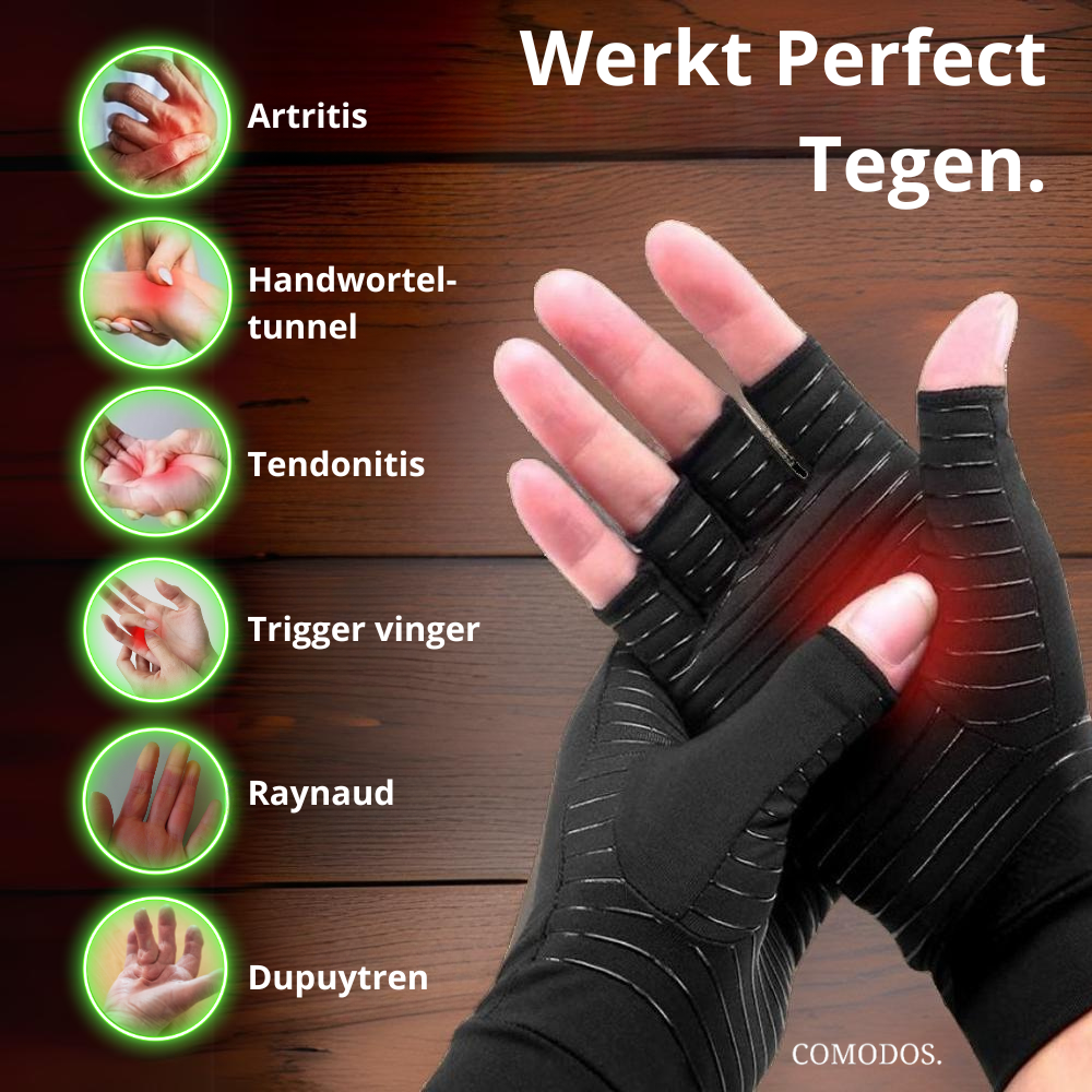 Therapeutische Handschoenen tegen Handpijn