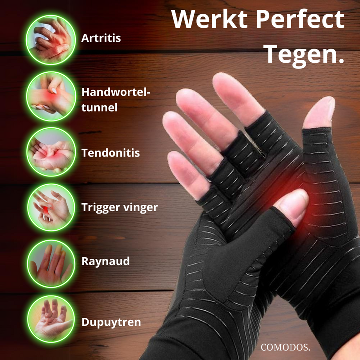 Therapeutische Handschoenen tegen Handpijn