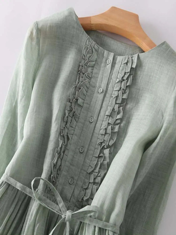 Stijlvolle linnen jurk - Luchtig en comfortabel