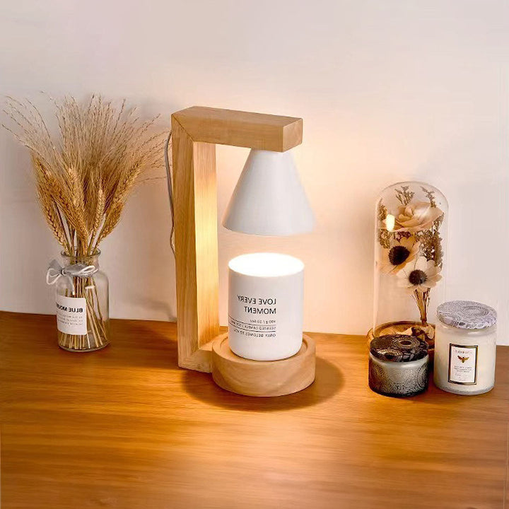 GlowLume - Kaarsverwarmerlamp met Stijlvol Design voor Rookvrije Geurervaring