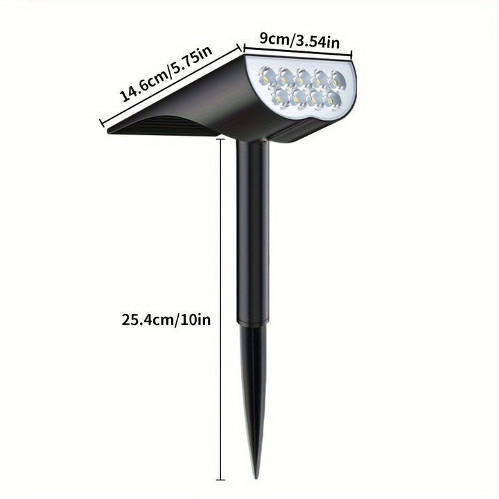 SunBright - 9 LED Solar Tuinverlichting Energiebesparend & Waterdicht