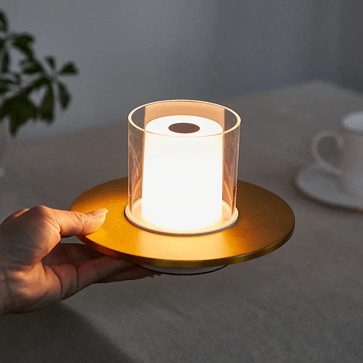 GlowLuxe - LED Kaarslamp Met Inductie & Vlamloze Sfeer