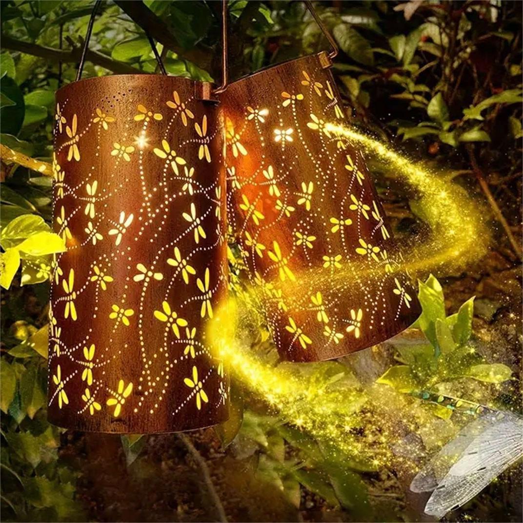 LumiLibel - Solar Libelle Lantaarn Voor Sfeervolle Tuinverlichting