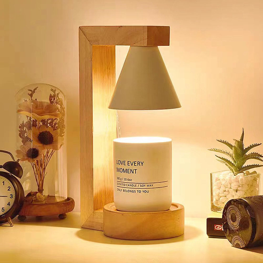 GlowLume - Kaarsverwarmerlamp met Stijlvol Design voor Rookvrije Geurervaring