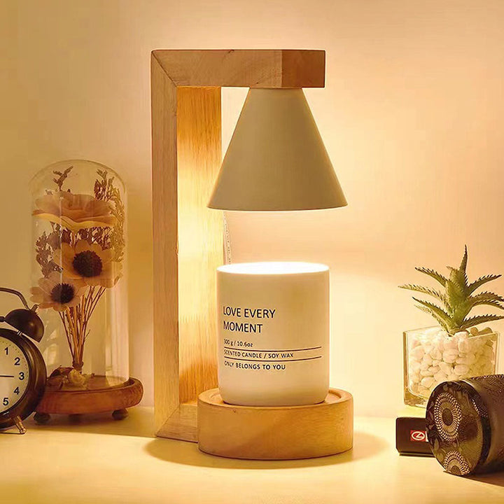 GlowLume - Kaarsverwarmerlamp met Stijlvol Design voor Rookvrije Geurervaring