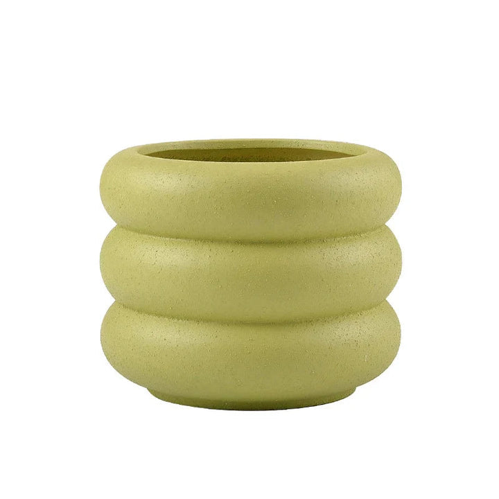 BubbleNest - Moderne Keramische Succulenten Pot met Speels Bubbel Design