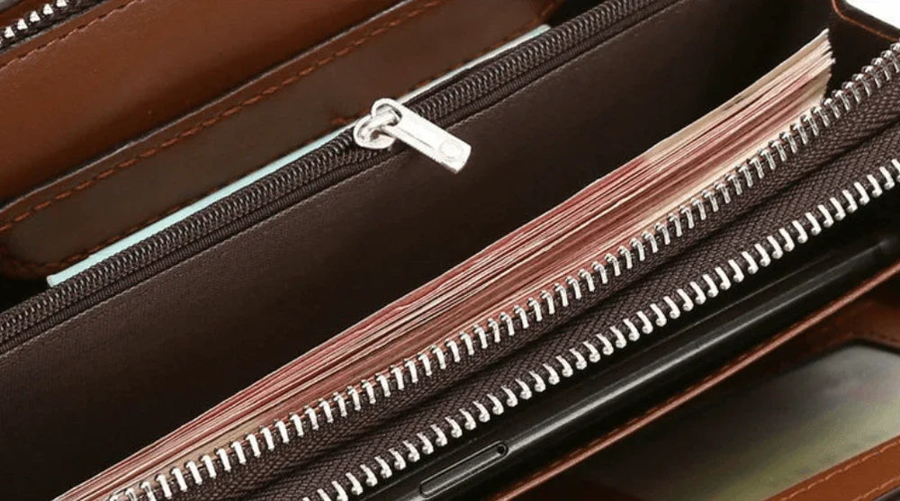 Korren – Leren Heren portemonnee voor een Stijlvolle en Georganiseerde Look