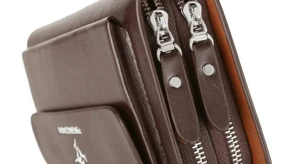 Korren – Leren Heren portemonnee voor een Stijlvolle en Georganiseerde Look