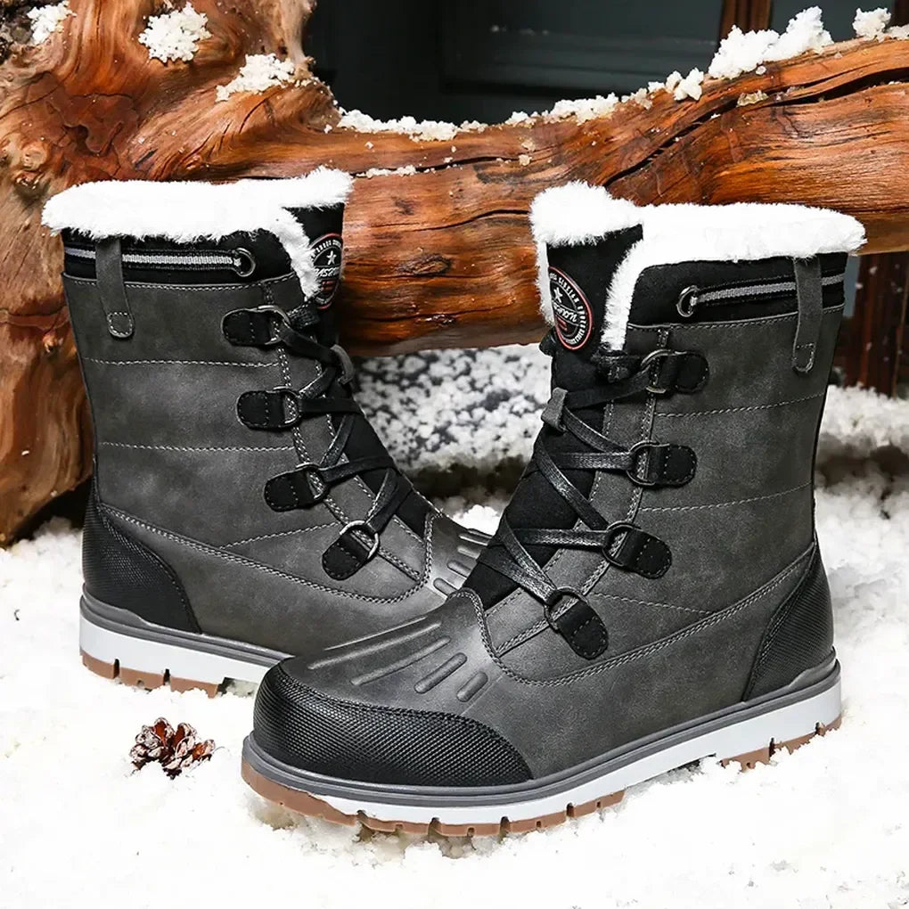 Weersbestendige, geïsoleerde laarzen voor heren – stevige outdoorschoenen
