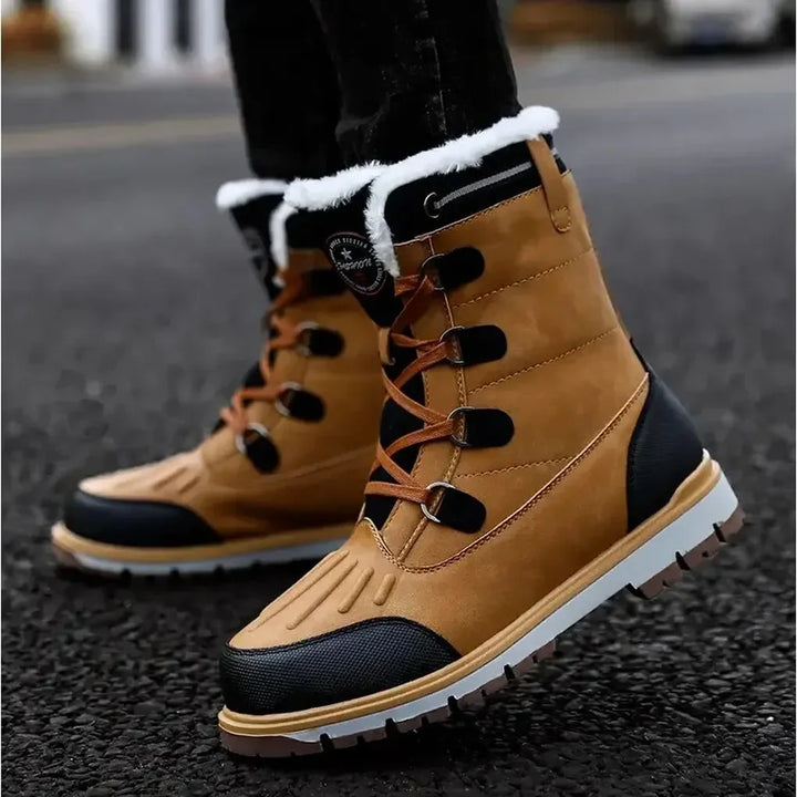 Weersbestendige, geïsoleerde laarzen voor heren – stevige outdoorschoenen