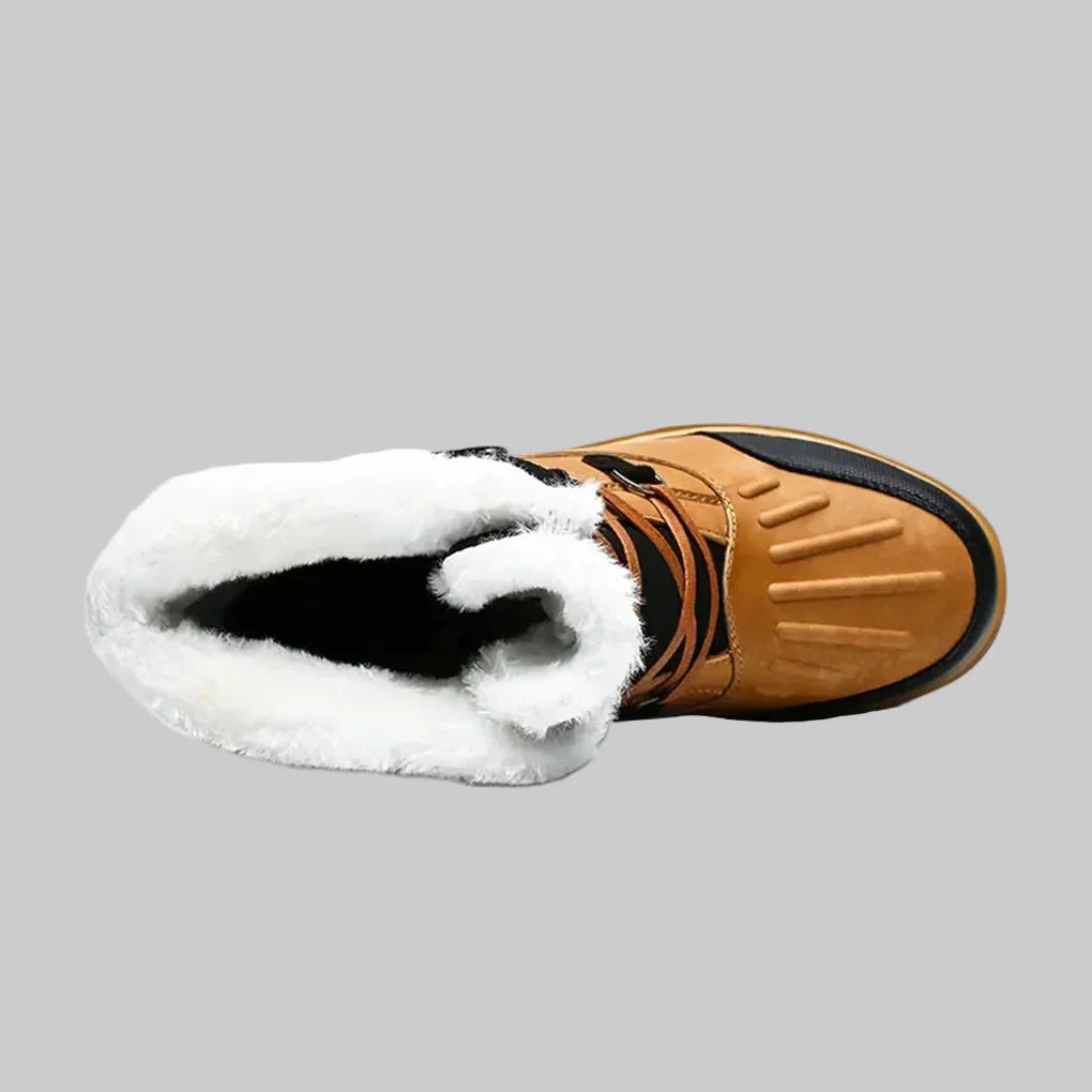 Weersbestendige, geïsoleerde laarzen voor heren – stevige outdoorschoenen