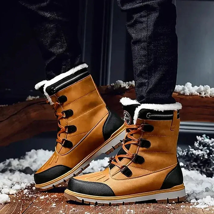 Weersbestendige, geïsoleerde laarzen voor heren – stevige outdoorschoenen