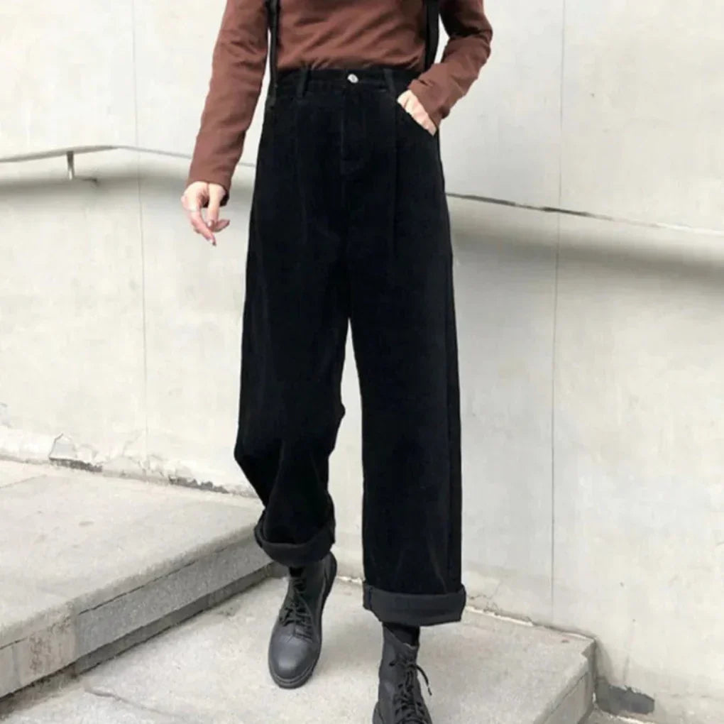 Corduroy broek voor dames