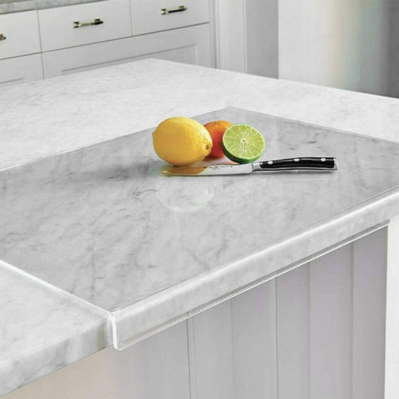 CrystalChef - Transparante Snijplank Met Antislip & Moderne Look