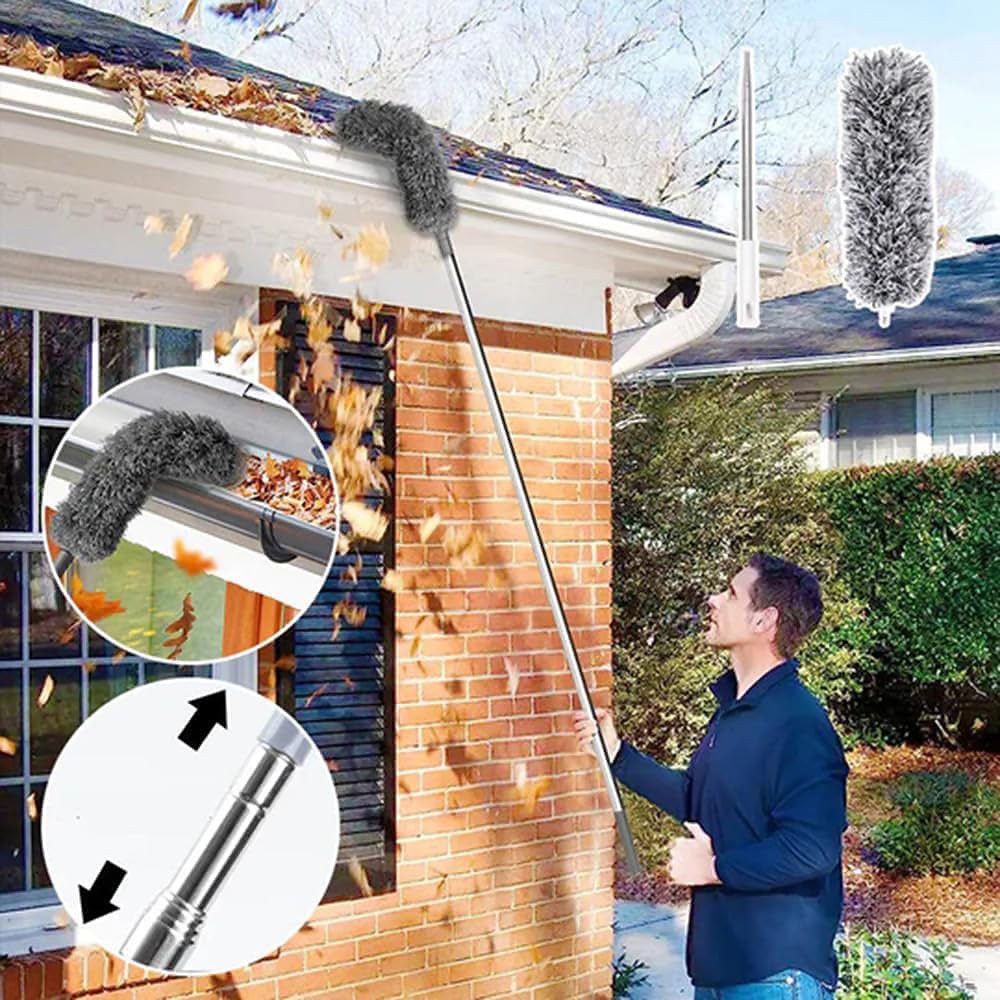 Telescopische Plumeau - 5 meter bereik en goed wasbaar