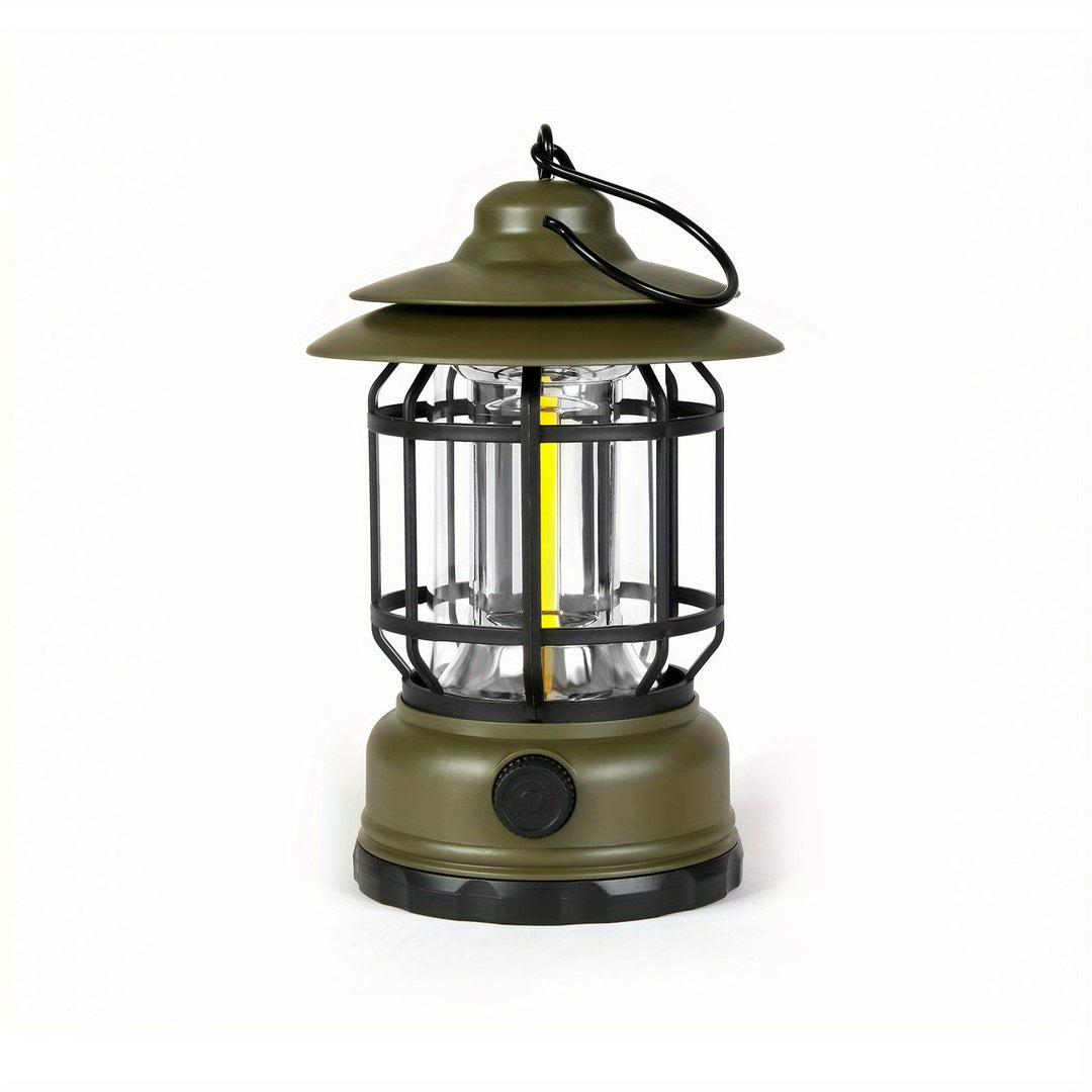 LumenGlow - Dimbare Retro Campinglamp met USB en LED Verlichting