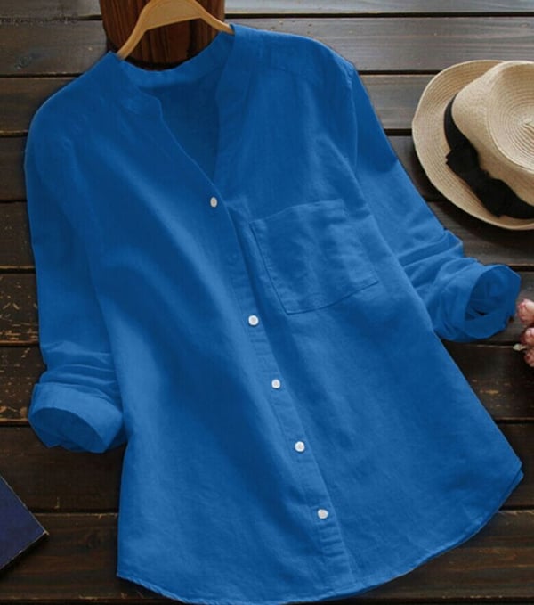 Blouse dames linnen - Marcela