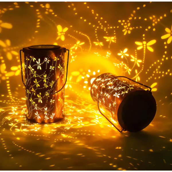 LumiLibel - Solar Libelle Lantaarn Voor Sfeervolle Tuinverlichting