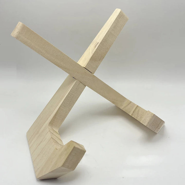 KitchenWood - Houten Receptenhouder en Tablet Standaard voor Kookboeken