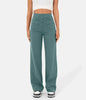 Elastische casual broek met hoge taille en rechte pijpen voor dames - Phoebe