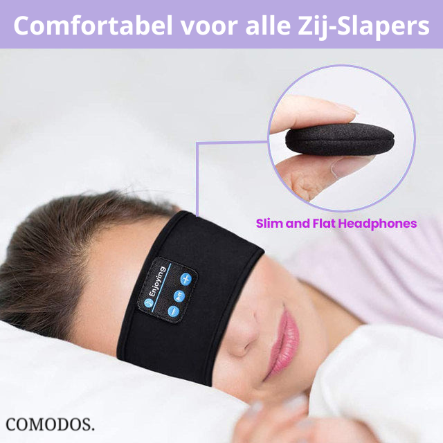 DreamRest | Draadloze Slaap Koptelefoon & Oogmasker