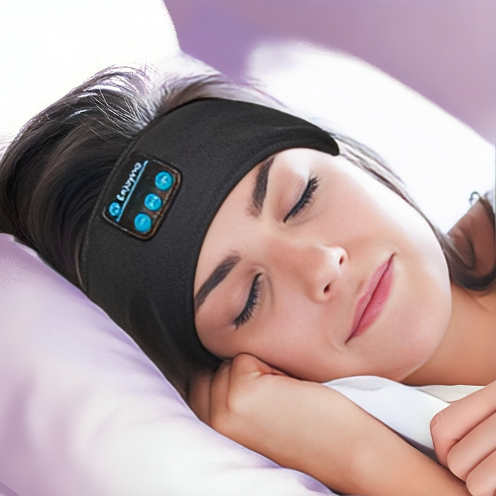 DreamRest | Draadloze Slaap Koptelefoon & Oogmasker