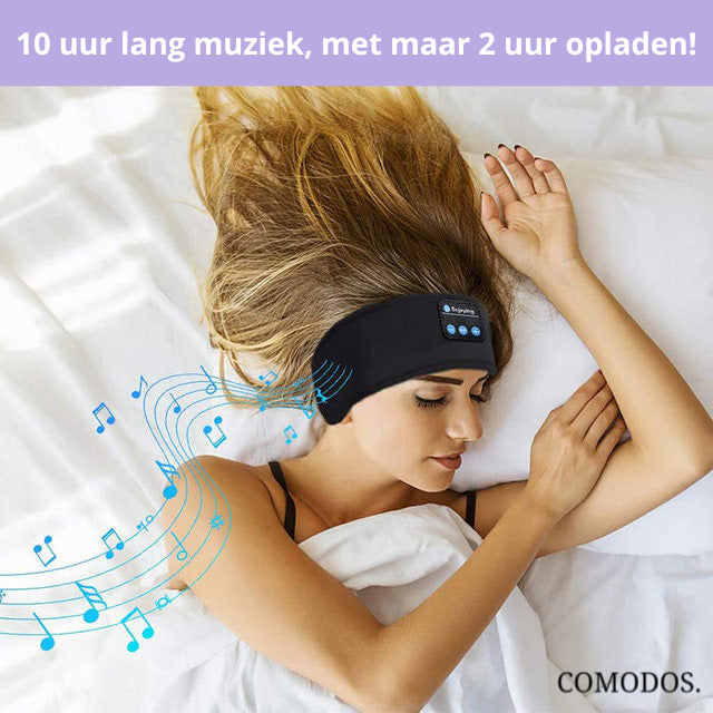DreamRest | Draadloze Slaap Koptelefoon & Oogmasker