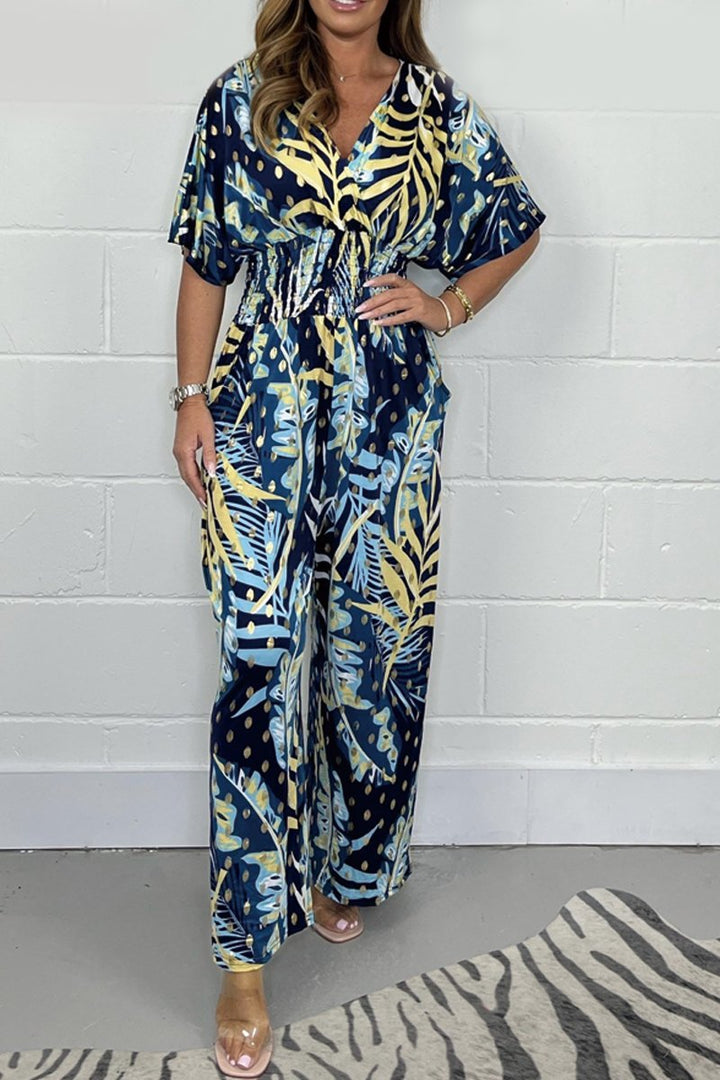 Comfortabel, casual jumpsuit met bloemenprint - Alice