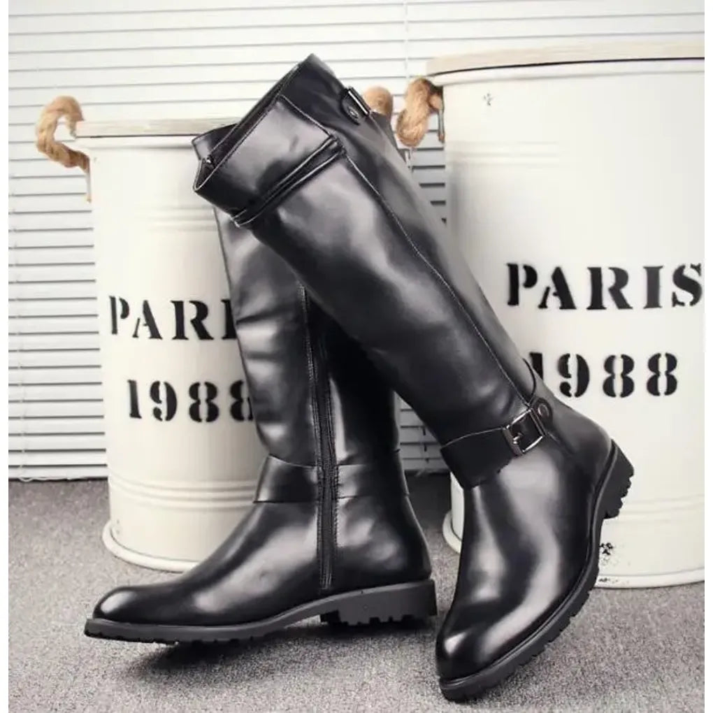 Koeienhuidlaarzen – Robuust enkelontwerp voor heren