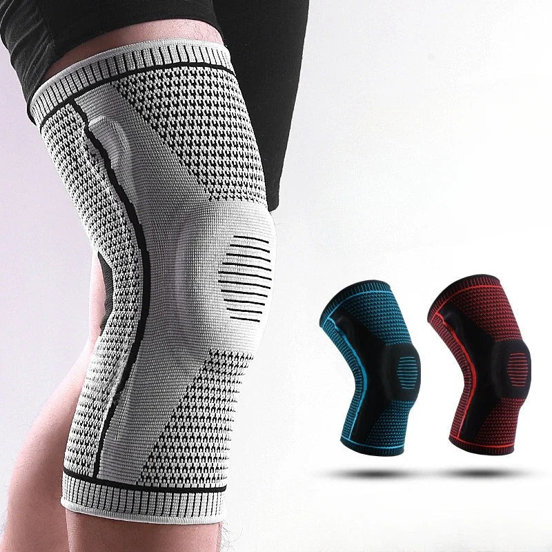 KneeGuard Pro – Verstelbare Kniebrace met Silicone Ondersteuning