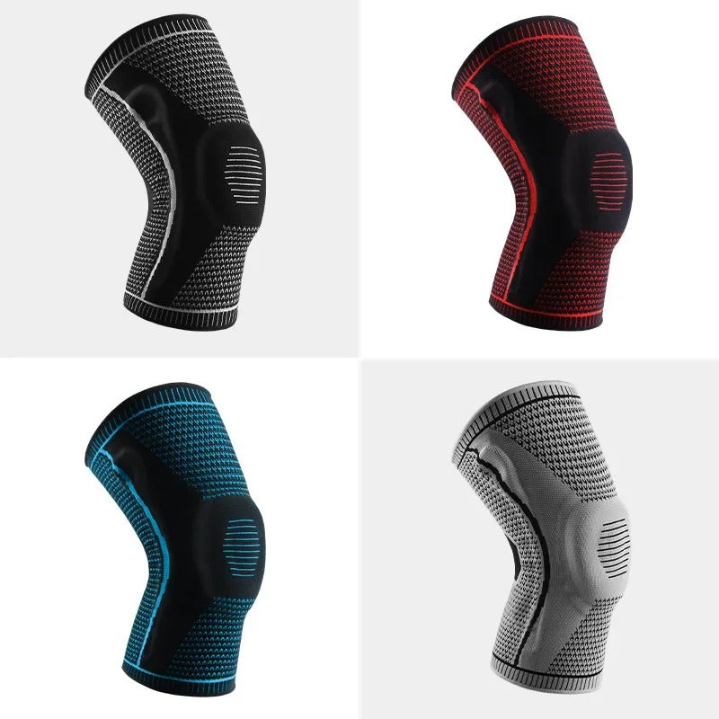 KneeGuard Pro – Verstelbare Kniebrace met Silicone Ondersteuning