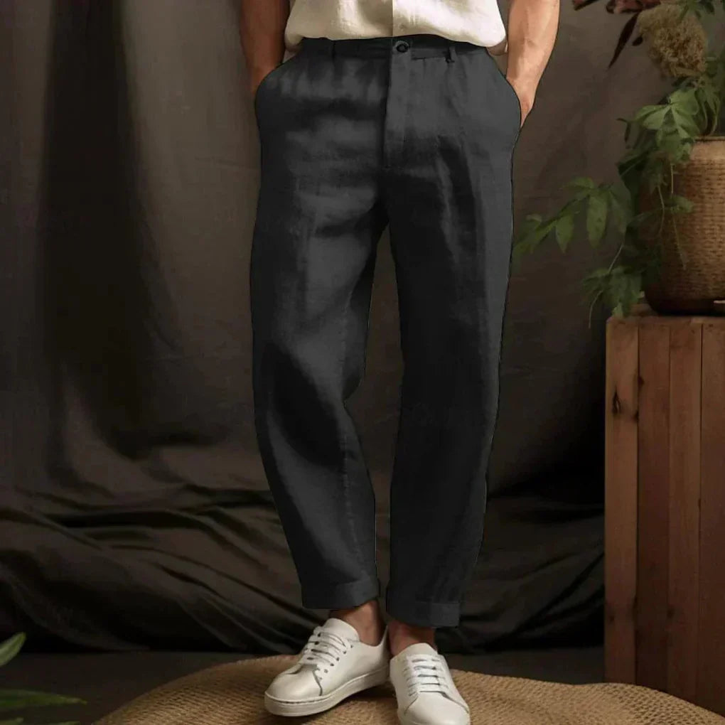 Casual linnen broek voor heren – luchtige stijl voor zomerdagen
