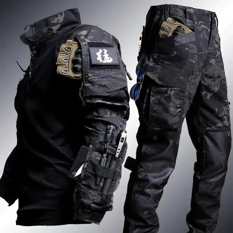 Tweedelige tactical leger uitrusting | Vissen | Paintball | Airsoft
