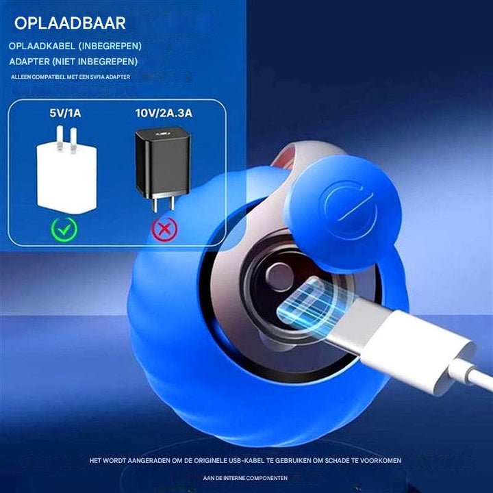 Interactief kattenbal-speelgoed - zelfbewegende rollende speelbol